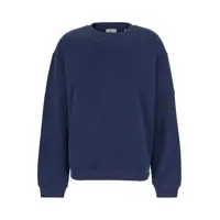 Tricouri 'Privacy Please' Blue Crewneck T-Shirt With Tonal Logo Embroidery On The Front In Cotton Blend Woman Femei