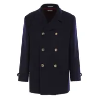Paltoane Brunello Cucinelli Wool Double-Breasted Coat Barbati