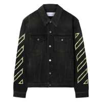 Geci Off-White Off-White Diag Arr Outl Den Skate Jacket Clothing