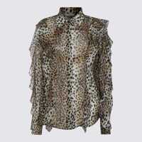 Camasi Blumarine Black And Brown Shirt Femei