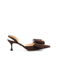 Pantofi cu toc Mach & Mach Le Cadeau Kitten Heel Slingback Shoes Femei