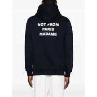 Topuri DRÔLE DE MONSIEUR pentru Barbati - Bluze de trening DRLE DE MONSIEUR Blue Hoodie With Logo In Cotton Man BLUE Barbati (BM 18475056) - B-mall.ro