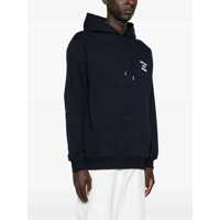 Topuri DRÔLE DE MONSIEUR pentru Barbati - Bluze de trening DRLE DE MONSIEUR Blue Hoodie With Logo In Cotton Man BLUE Barbati (BM 18475059) - B-mall.ro