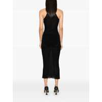 Imbracaminte Dama pagina 127 - Rochii Rick Owens Black Semi-Transparent Sheath Dress In Viscose And Silk Blend Woman Black Femei (BM 18475881) - B-mall.ro