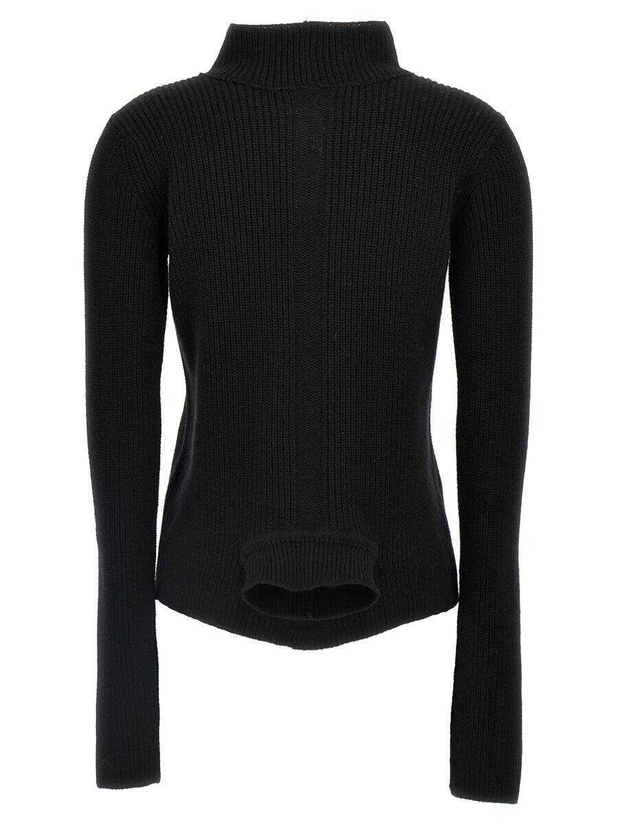 Pulovere Rick Owens Rick Owens Headon Dbl Sweater Black Femei (BM 18475932) 2