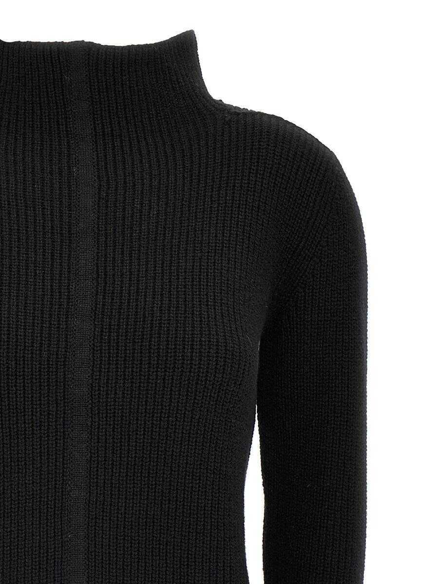 Pulovere Rick Owens Rick Owens Headon Dbl Sweater Black Femei (BM 18475932) 3