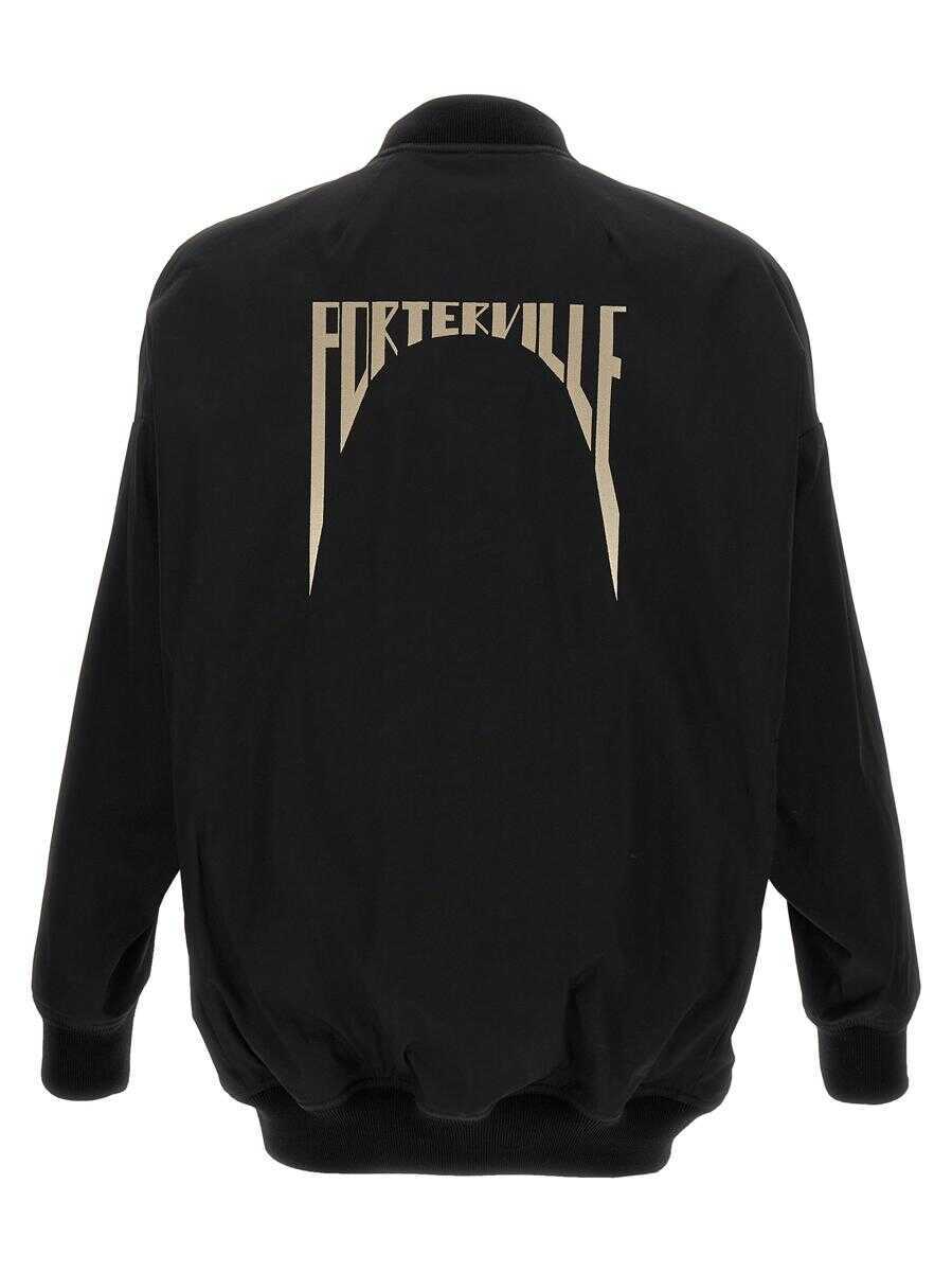 Geci Rick Owens Rick Owens Jumbo Peter Flight Jacket  Black Barbati (BM 18476031) 2