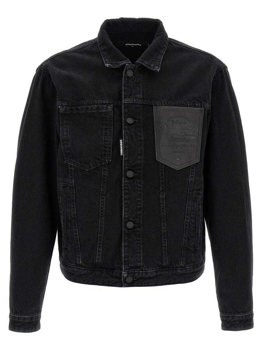 Geci DSQUARED2 DSQUARED2 Denim Jacket Black Barbati (BM 18476772) 1