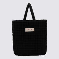 Genti de mana Marni Black Cotton Totes Barbati