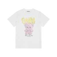 Tricouri Ganni Teddy Organic Cotton T-Shirt Femei