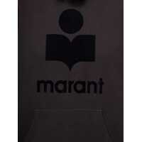 Topuri Isabel Marant Dama - Bluze de trening Isabel Marant Black Hoodie With Tonal Logo Print In Cotton Blend Woman Black Femei (BM 18477633) - B-mall.ro