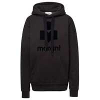 Bluze de trening Black Hoodie With Tonal Logo Print In Cotton Blend Woman Femei