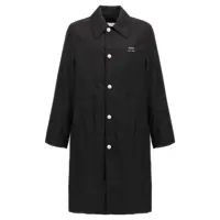 Paltoane AMI Paris Technical Twill Trench Coat Barbati