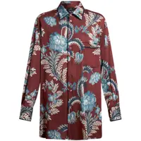 Camasi Etro Floral Foliage Shirt Femei