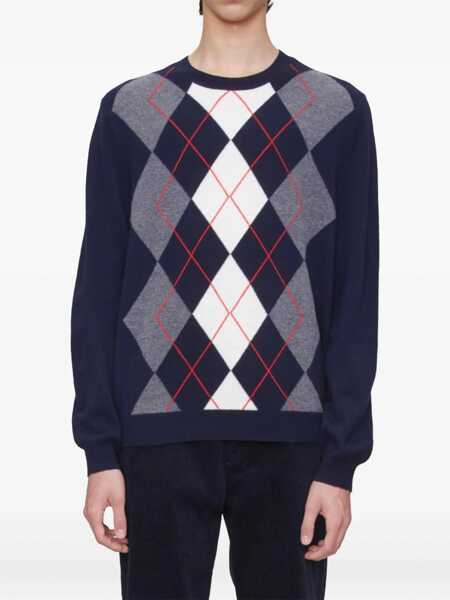 Pulovere A.P.C. A.P.C. Sweaters BLUE Barbati (BM 18478731) 2