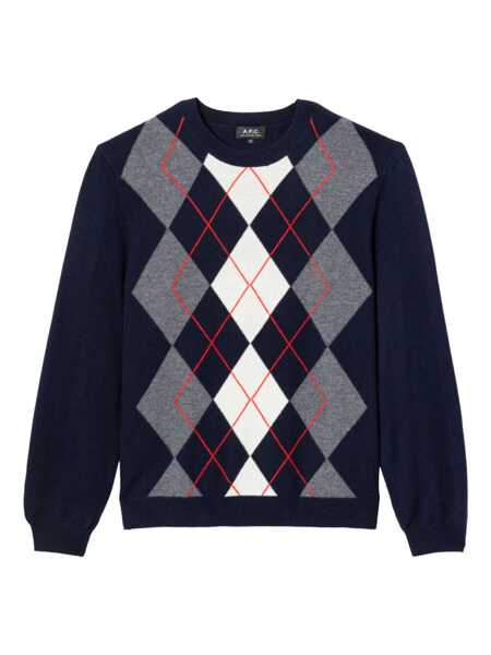 Pulovere A.P.C. A.P.C. Sweaters BLUE Barbati (BM 18478731) 1