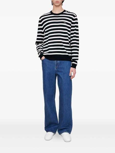 Pulovere A.P.C. A.P.C. Sweaters BLUE Barbati (BM 18478734) 2