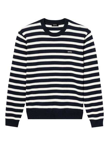 Pulovere A.P.C. A.P.C. Sweaters BLUE Barbati (BM 18478734) 1