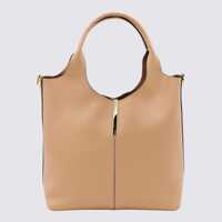 Genti de mana Tod'S Beige Leather Top Handle Bag Femei