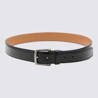 Curele Tod'S Black Leather Belt Barbati