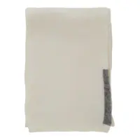 Esarfe White Scarf With Contrasting Detail In Wool Woman Femei