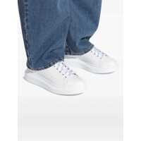 Sneakers Alexander McQueen Dama - Sneakers Alexander McQueen LEATHER UPPER AND RUBBER SOLE SNEAKER White Femei (BM 18479496) - B-mall.ro