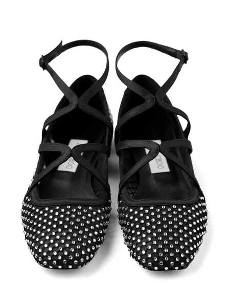 Balerini Jimmy Choo Astoria ballet flats Black Femei (BM 18479508) 4