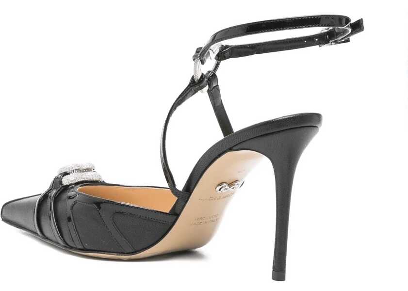 Pantofi cu toc MACH & MACH Double Heart Pumps BLACK Femei (BM 18479587) 3