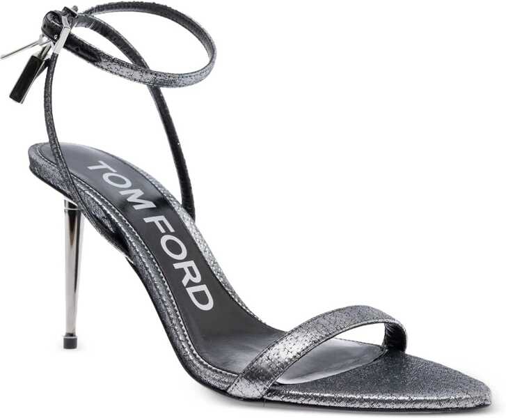 Sandale Tom Ford Padlock Sandals DARK SILVER Femei (BM 18479614) 2