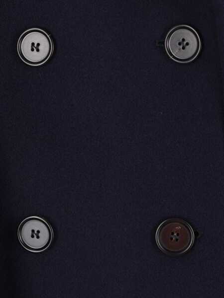 Paltoane Chloe Oversized double breasted wool Coat EVENING BLUE Femei (BM 18479623) 3