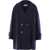 Chloe Oversized double breasted wool Coat EVENING BLUE