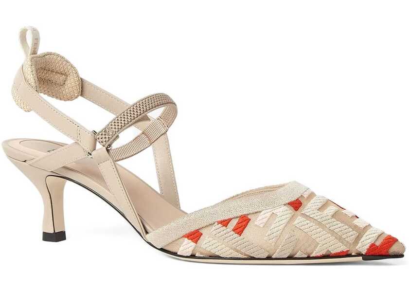 Pantofi cu toc Fendi Colibr Lite Pumps NUDO MULTICOLNUVOLA Femei (BM 18479638) 2