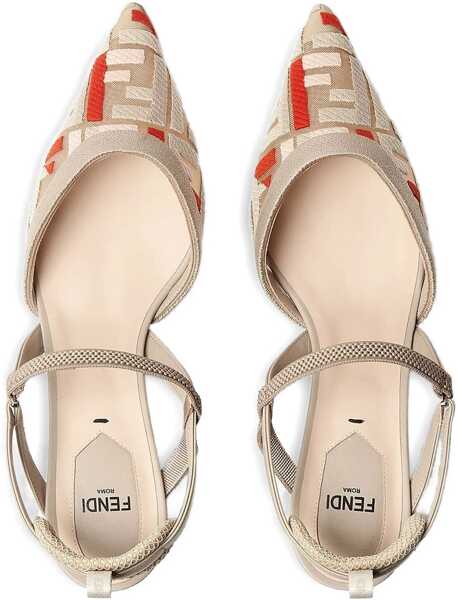 Pantofi cu toc Fendi Colibr Lite Pumps NUDO MULTICOLNUVOLA Femei (BM 18479638) 4