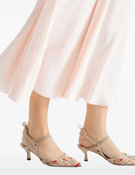 Pantofi cu toc Fendi Colibr Lite Pumps NUDO MULTICOLNUVOLA Femei (BM 18479638) 5