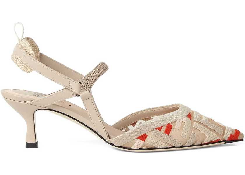 Pantofi cu toc Fendi Colibr Lite Pumps NUDO MULTICOLNUVOLA Femei (BM 18479638) 1