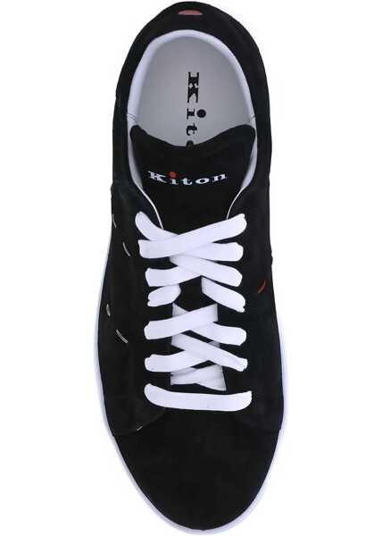 Sneakers KITON Leather Sneakers NERO Barbati (BM 18479668) 3