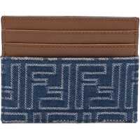 Accesorii Fendi pentru Barbati - Portofele Fendi Denim Card Holder STONEDARK NUTP Barbati (BM 18479671) - B-mall.ro