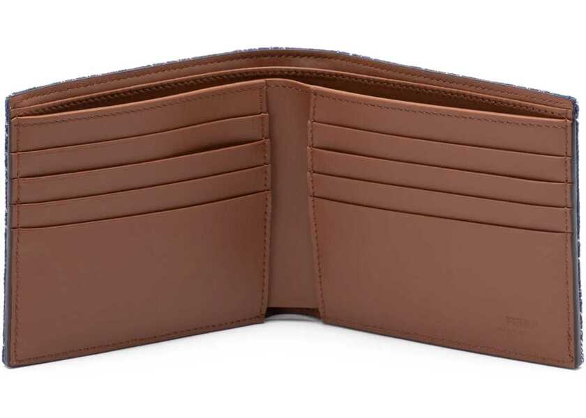 Portofele Fendi Denim Wallet STONEDARK NUTP Barbati (BM 18479734) 3