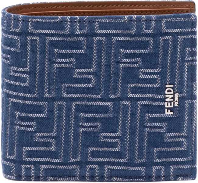 Portofele Fendi Denim Wallet STONEDARK NUTP Barbati (BM 18479734) 1