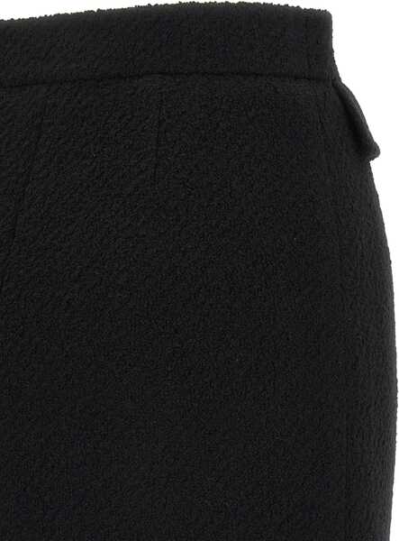 Fuste Chloe Boucl wool midi Skirt BLACK Femei (BM 18479761) 3