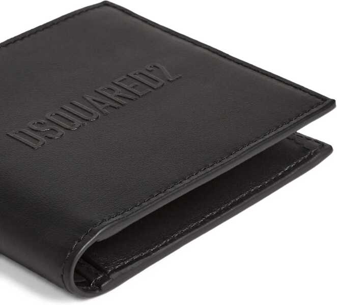 Portofele DSQUARED2 Bifold Wallet NERO Barbati (BM 18479767) 4