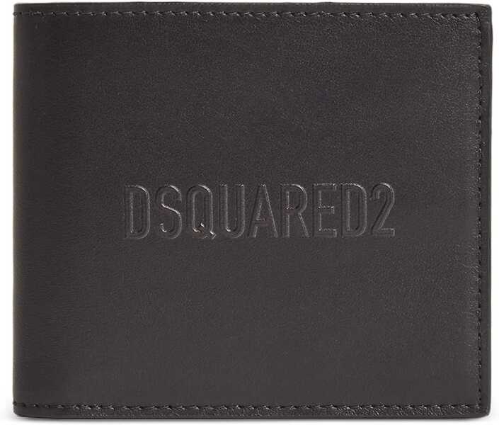 Portofele DSQUARED2 Bifold Wallet NERO Barbati (BM 18479767) 1