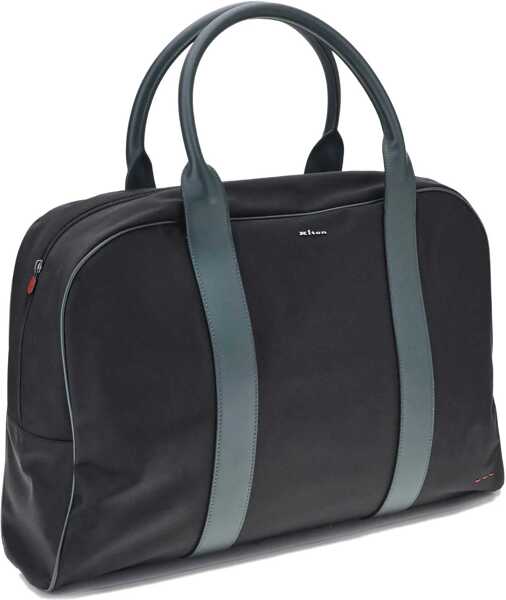 Genti de voiaj KITON Nylon Travel Bag NERO/VERDE PETROLIO Barbati (BM 18479791) 3