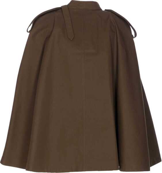 Paltoane Burberry Cotton Cape JUNIPER Femei (BM 18479812) 2