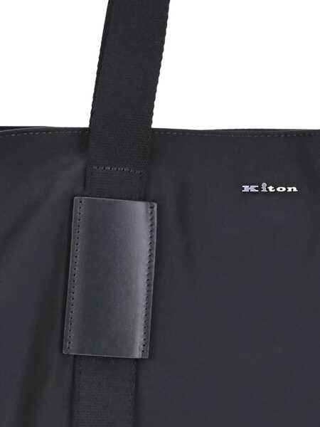Genti de mana KITON Nylon Tote Bag NERO Barbati (BM 18479815) 5