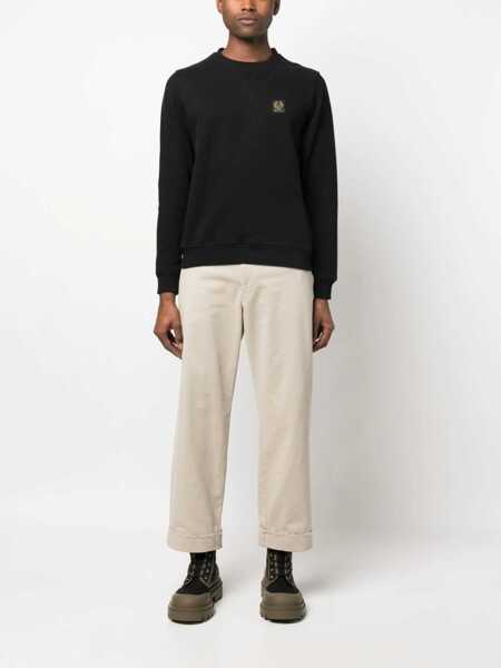 Bluze de trening Belstaff Sweatshirt With Logo Patch BLACK Barbati (BM 18479959) 2