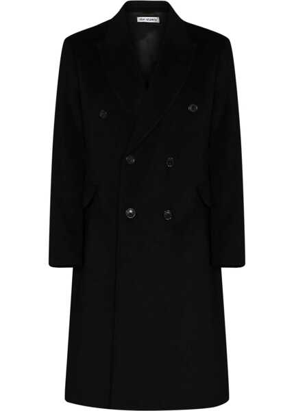 Paltoane OUR LEGACY Double-Breasted Coat Whale BLACK Barbati (BM 18479968) 1