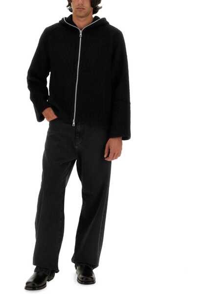 Cardigane OUR LEGACY Zippered Cardigan BLACK Barbati (BM 18479974) 4