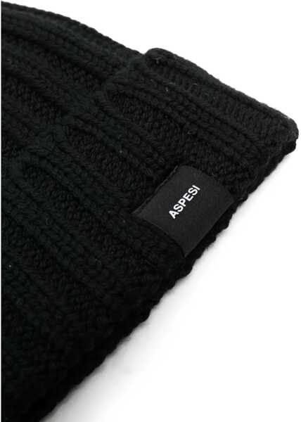 Caciuli Aspesi Beanie Hat BLACK Femei (BM 18479983) 2