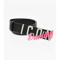 Curele DSQUARED2 Icon Leather Darling Belt With Enamelled Detail 40Mm